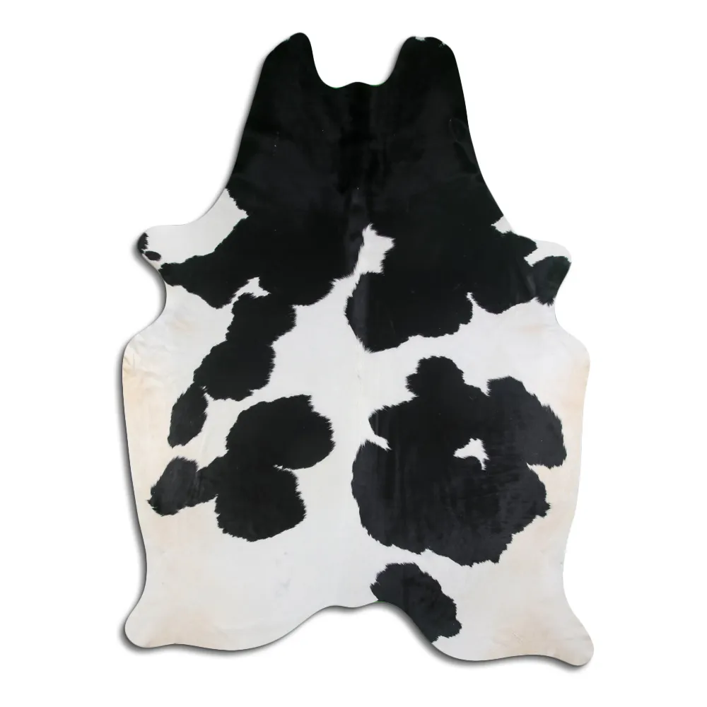 Couro de vaca - preto/branco 75
