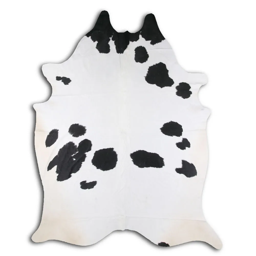 Couro de vaca - preto/branco 52
