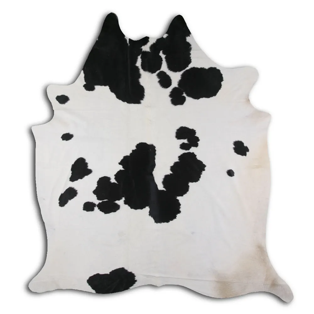 Couro de vaca - preto/branco 54