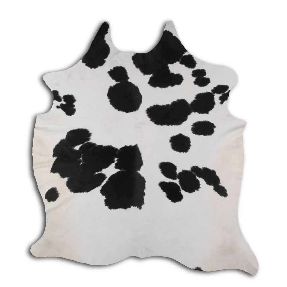 Couro de vaca - preto/branco 05