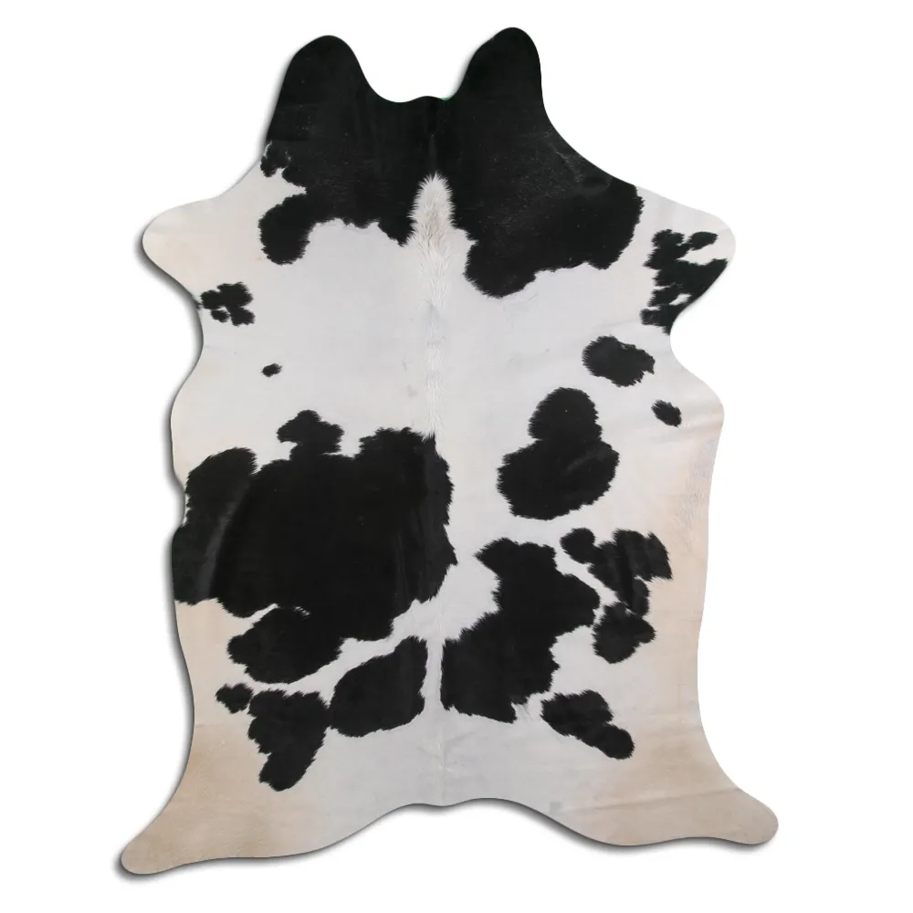 Couro de vaca - preto/branco 31