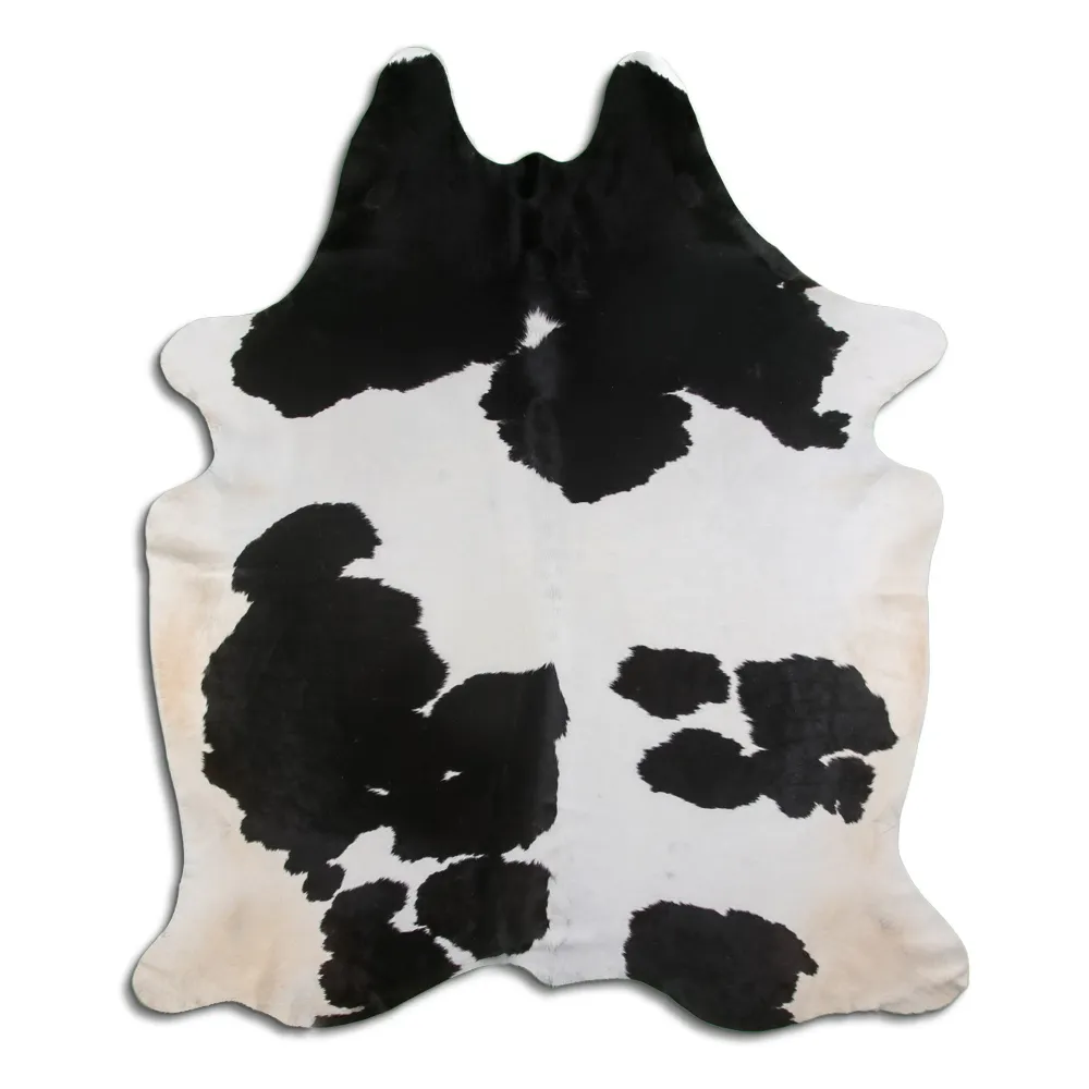 Couro de vaca - preto/branco 53