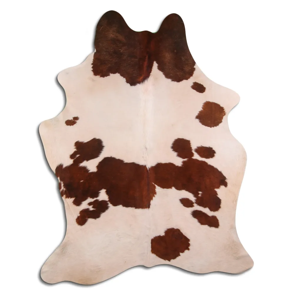 Couro de vaca - Marrom e Branco 74