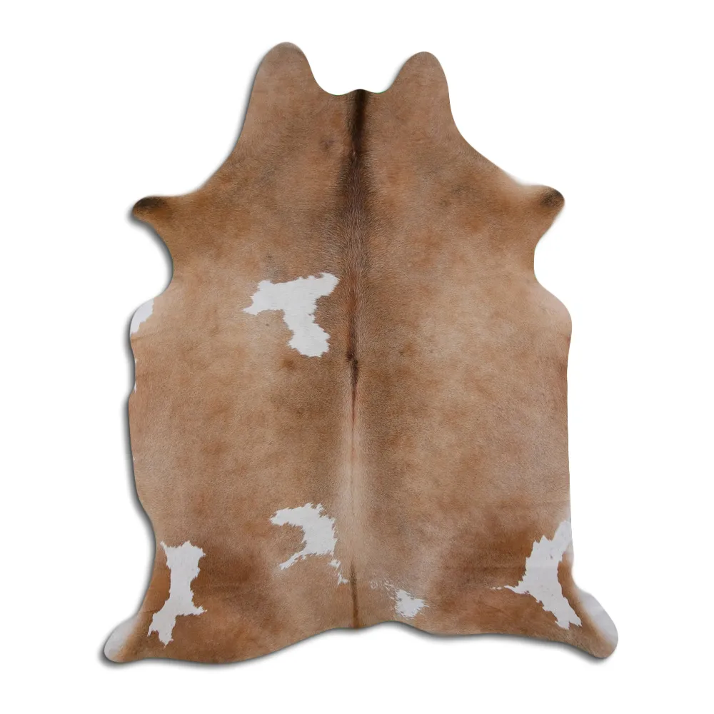 Couro de vaca - Marrom e Branco 12