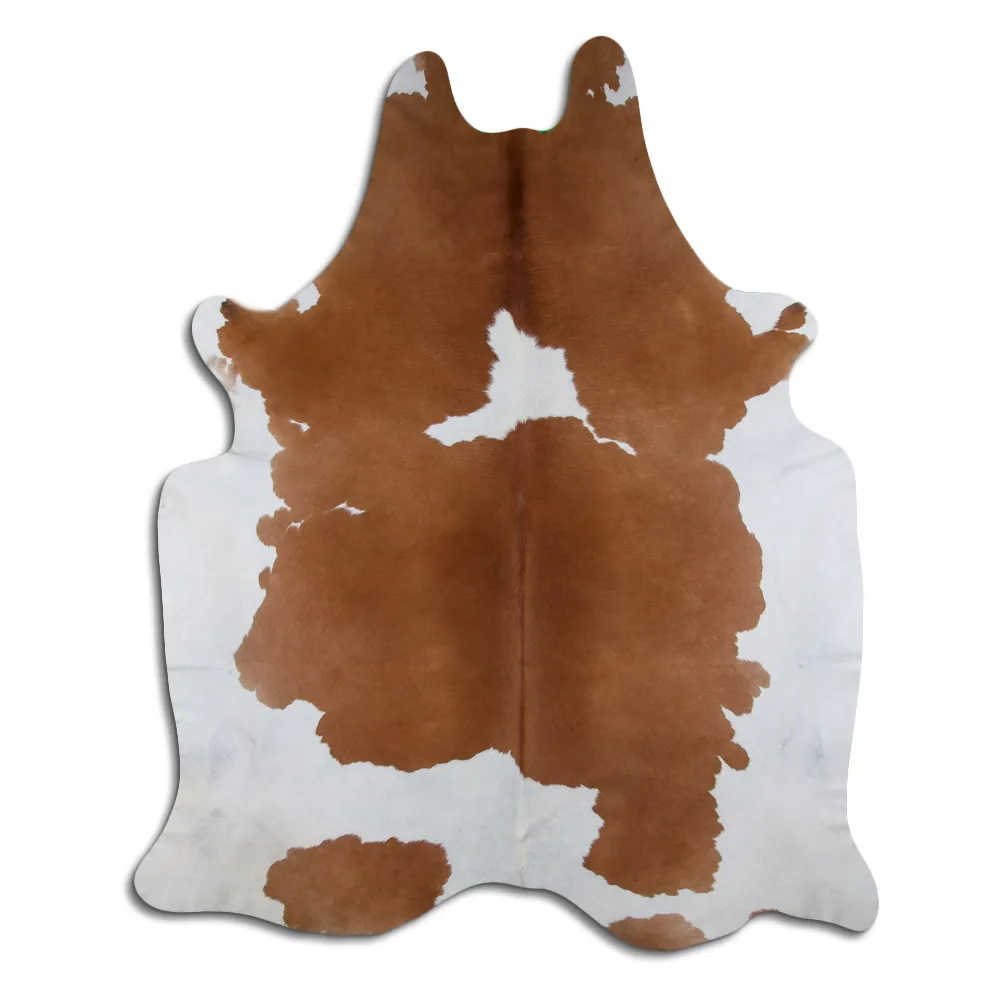 Couro de vaca - Marrom e Branco 23