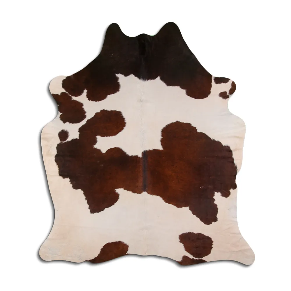 Couro de vaca - Marrom e Branco 62