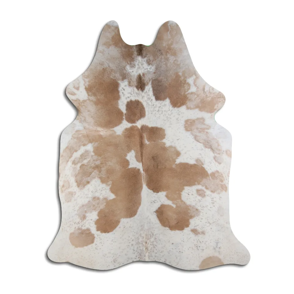 Couro de vaca - Marrom e Branco 44
