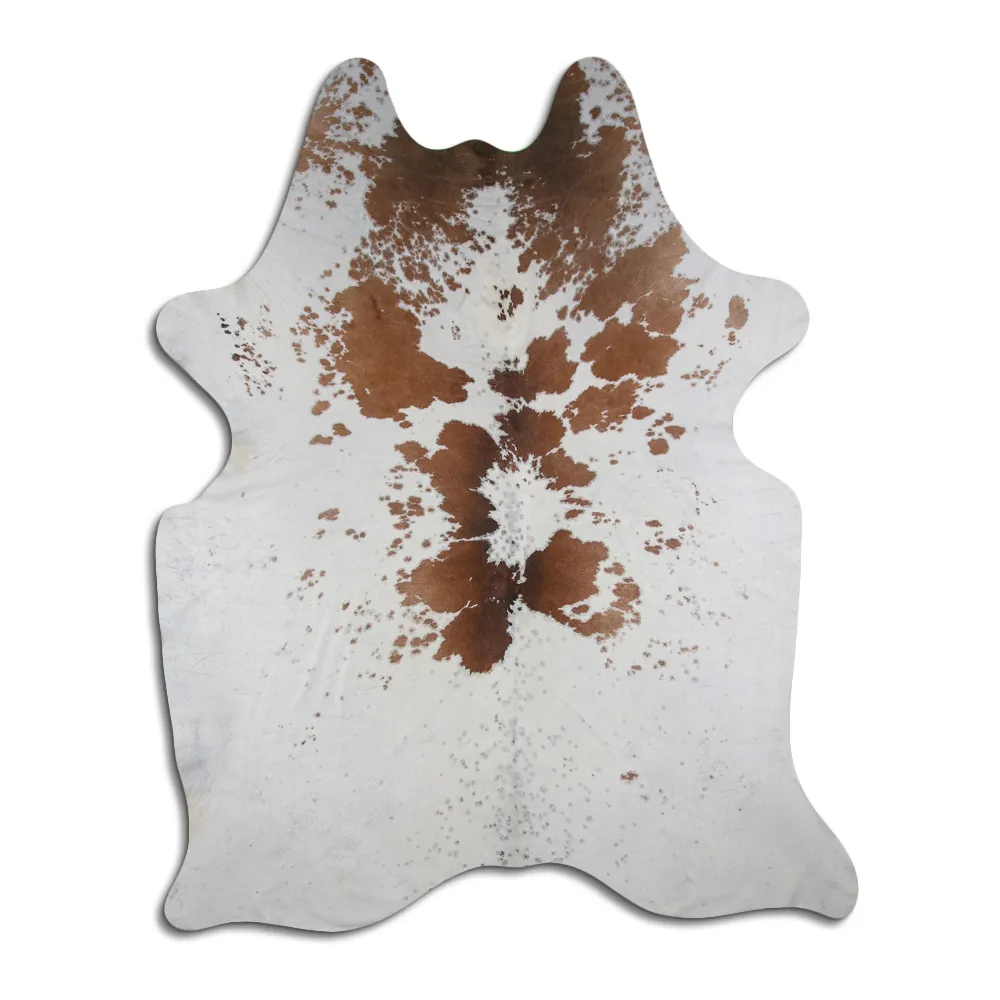 Couro de vaca - Marrom e Branco 46