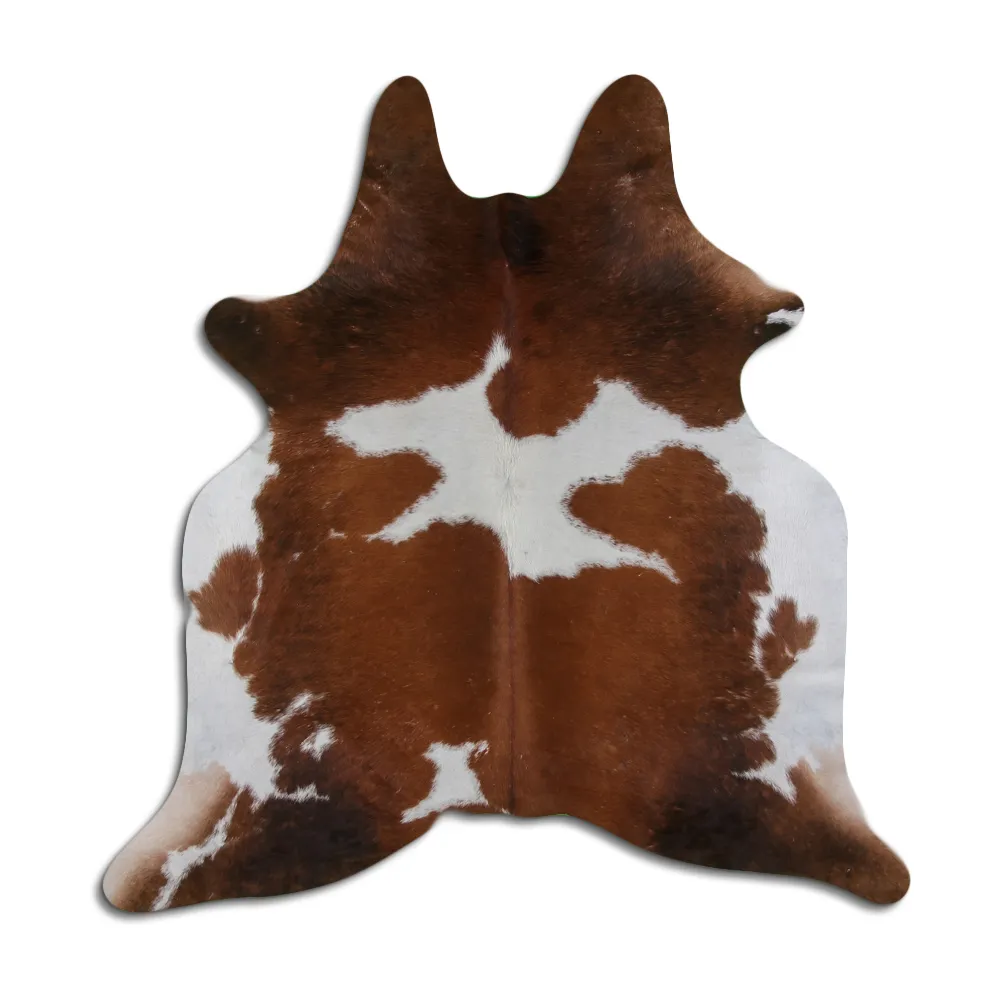 Couro de vaca - Marrom e Branco 50