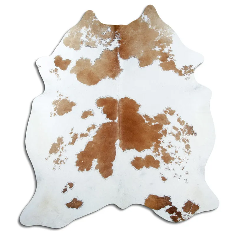 Couro de vaca - marrom/branco 1510