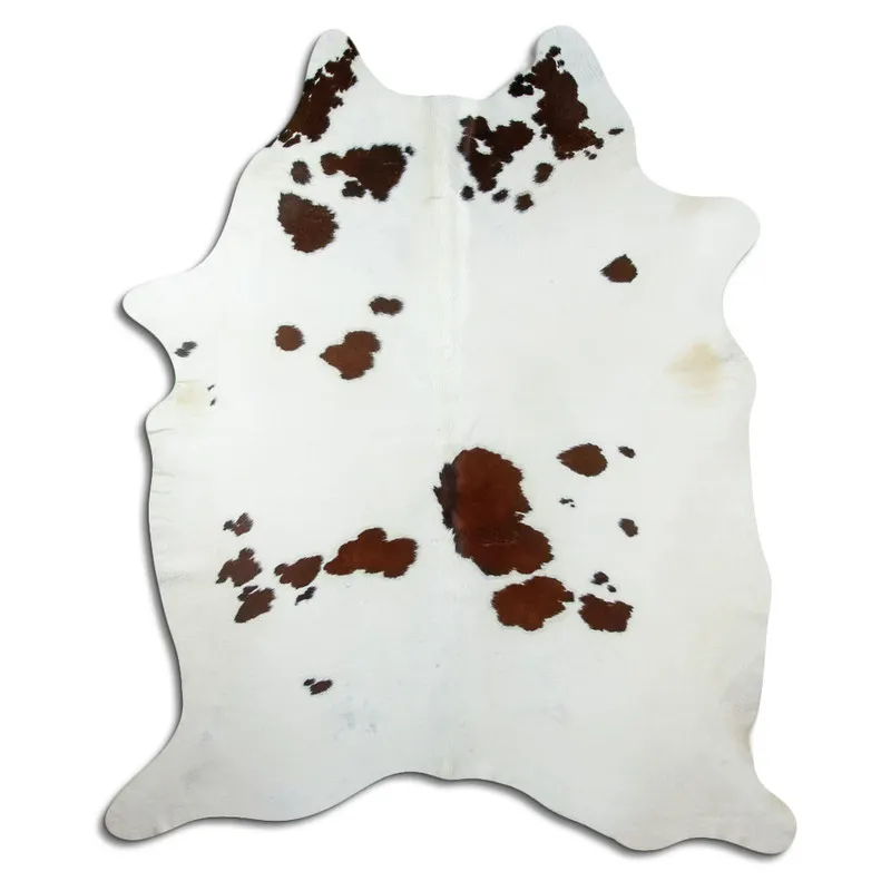 Couro de vaca - marrom/branco 1528