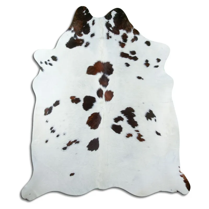 Couro de vaca - marrom/branco 1535