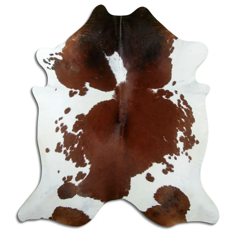 Couro de vaca - marrom/branco 1539