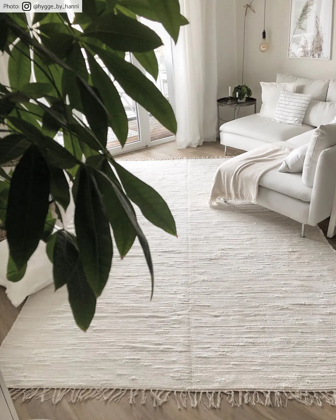 Tapete de retalhos - Silje (branco)