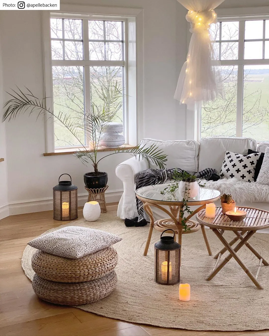 Tapetes redondos - Flätan (juta)