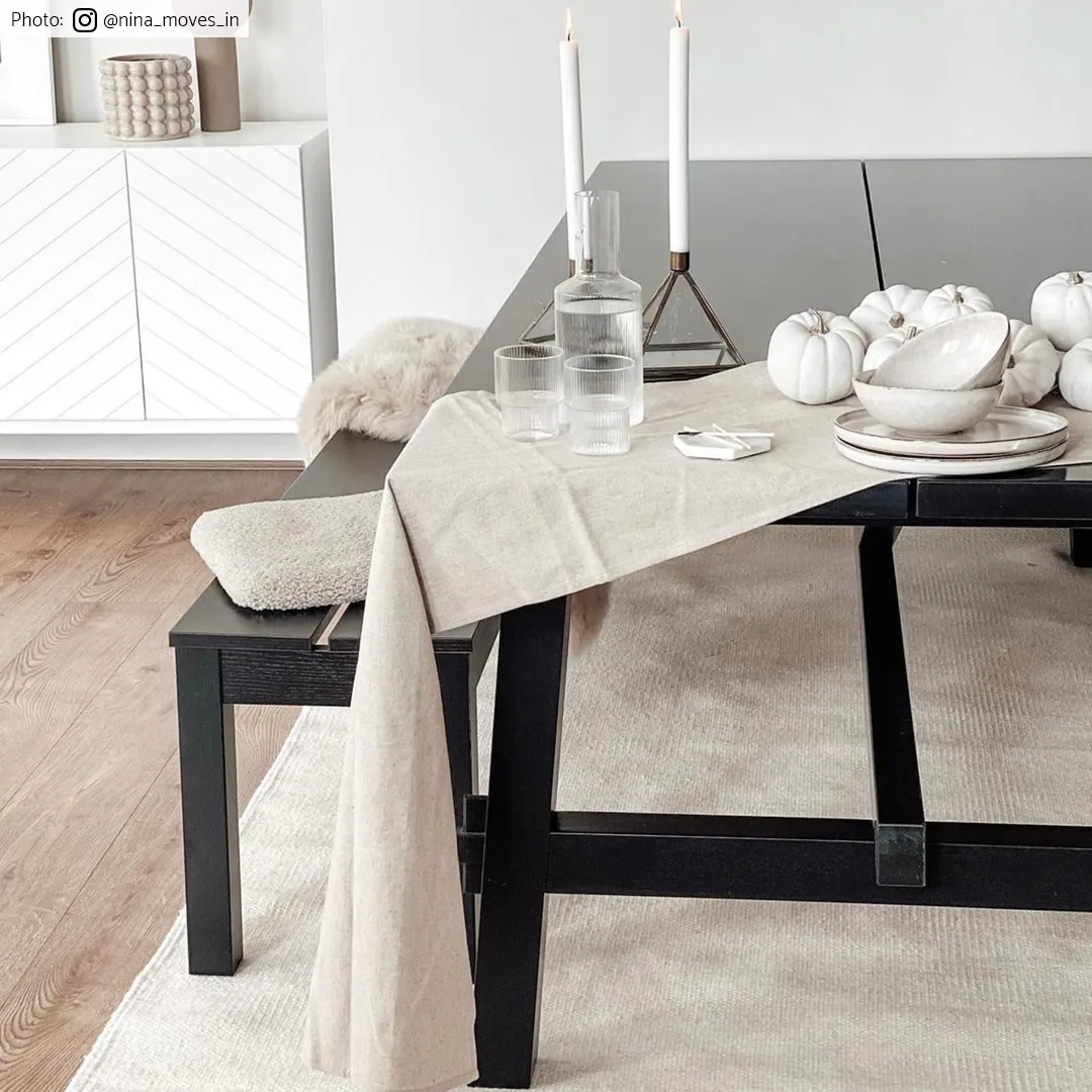 Tapete redondo - Hamilton (branco)