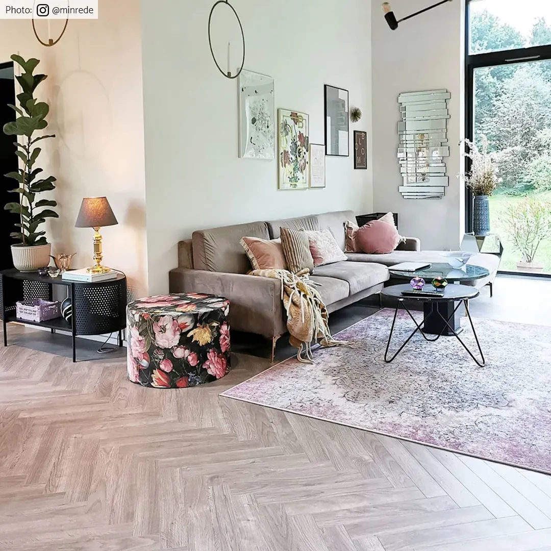 Tapete Wilton - Badem (rosa/multicolorido)