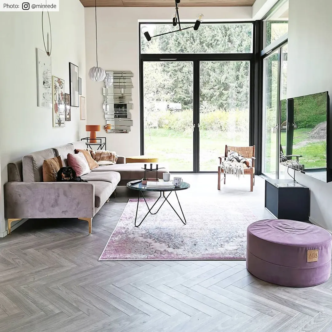 Tapete Wilton - Badem (rosa/multicolorido)