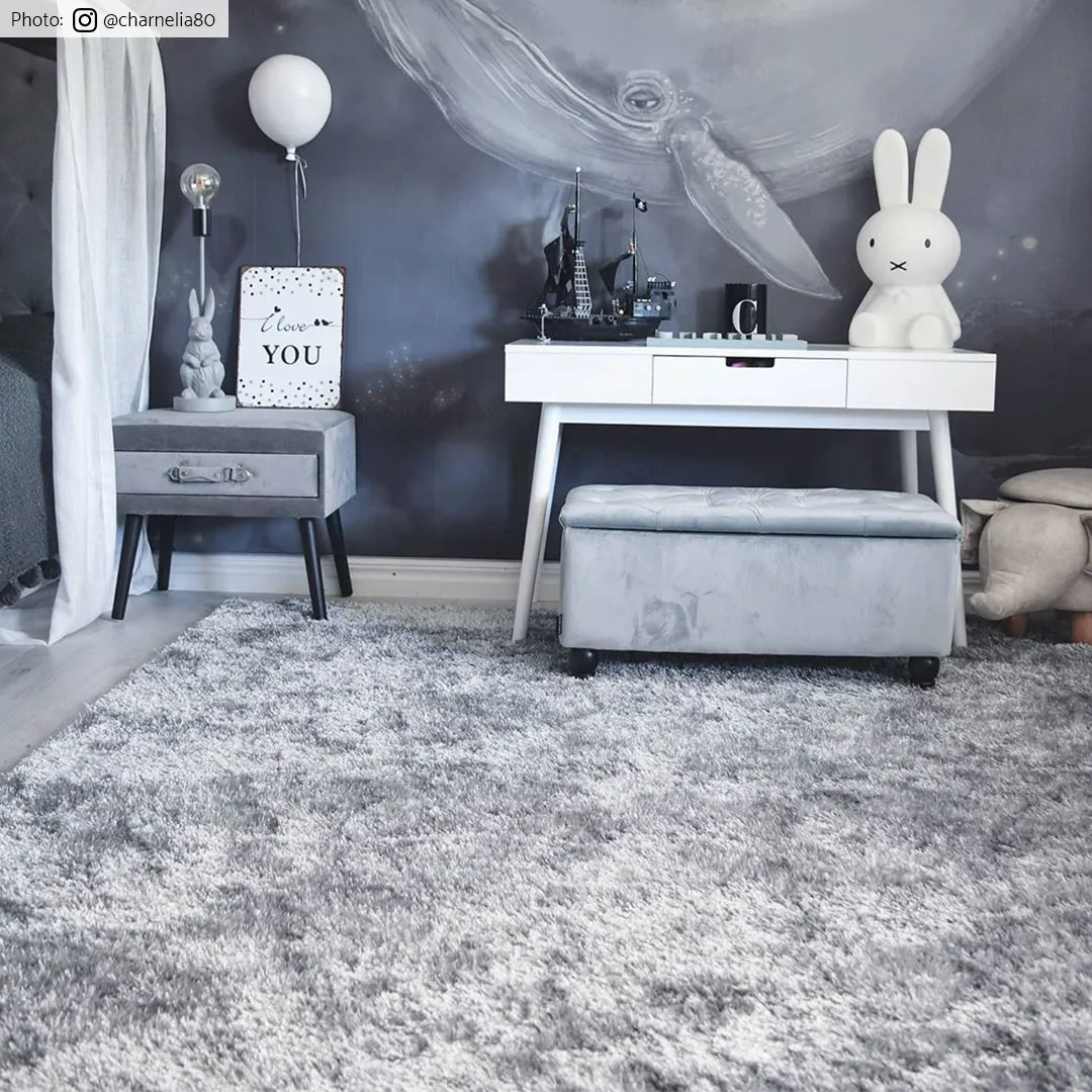 Tapetes redondos - Cosy (prata)