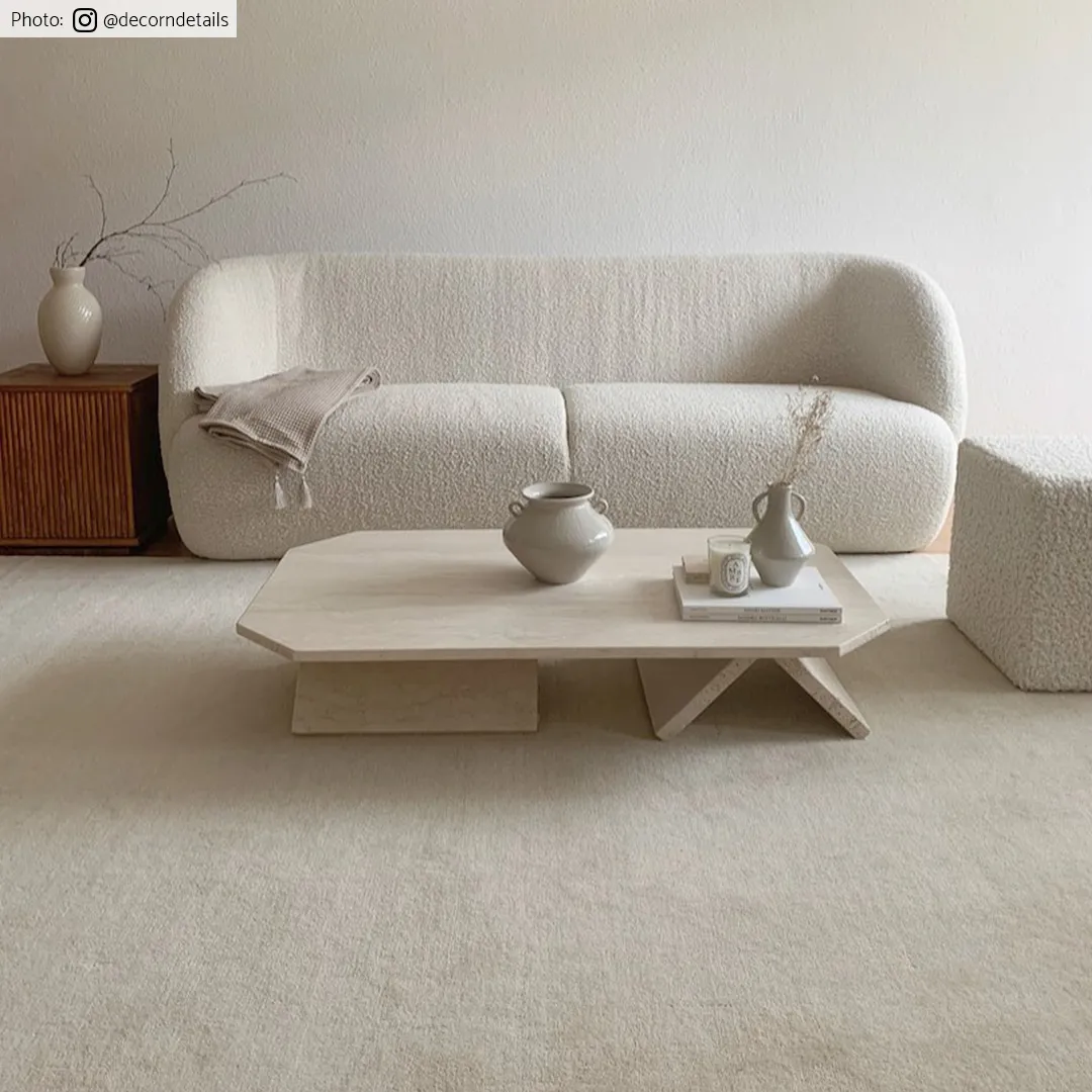 Tapete de lã - Ella (creme)