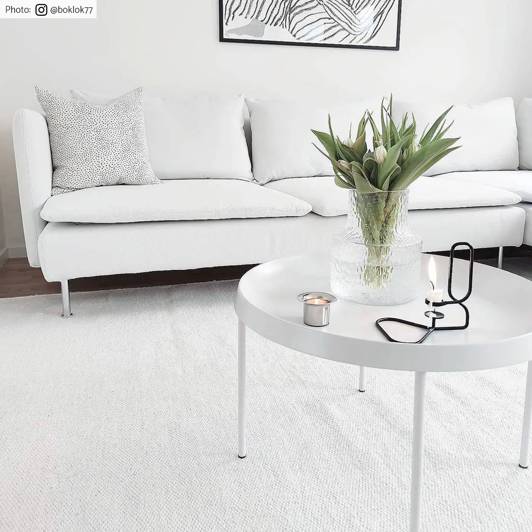 Tapete de lã - Hamilton (branco)