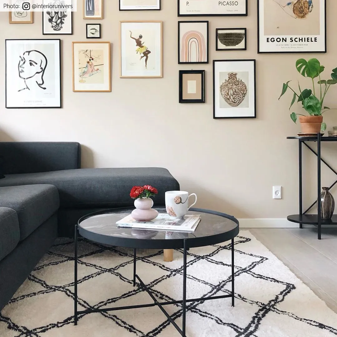 Tapetes felpudos - Morocco (preto/branco)