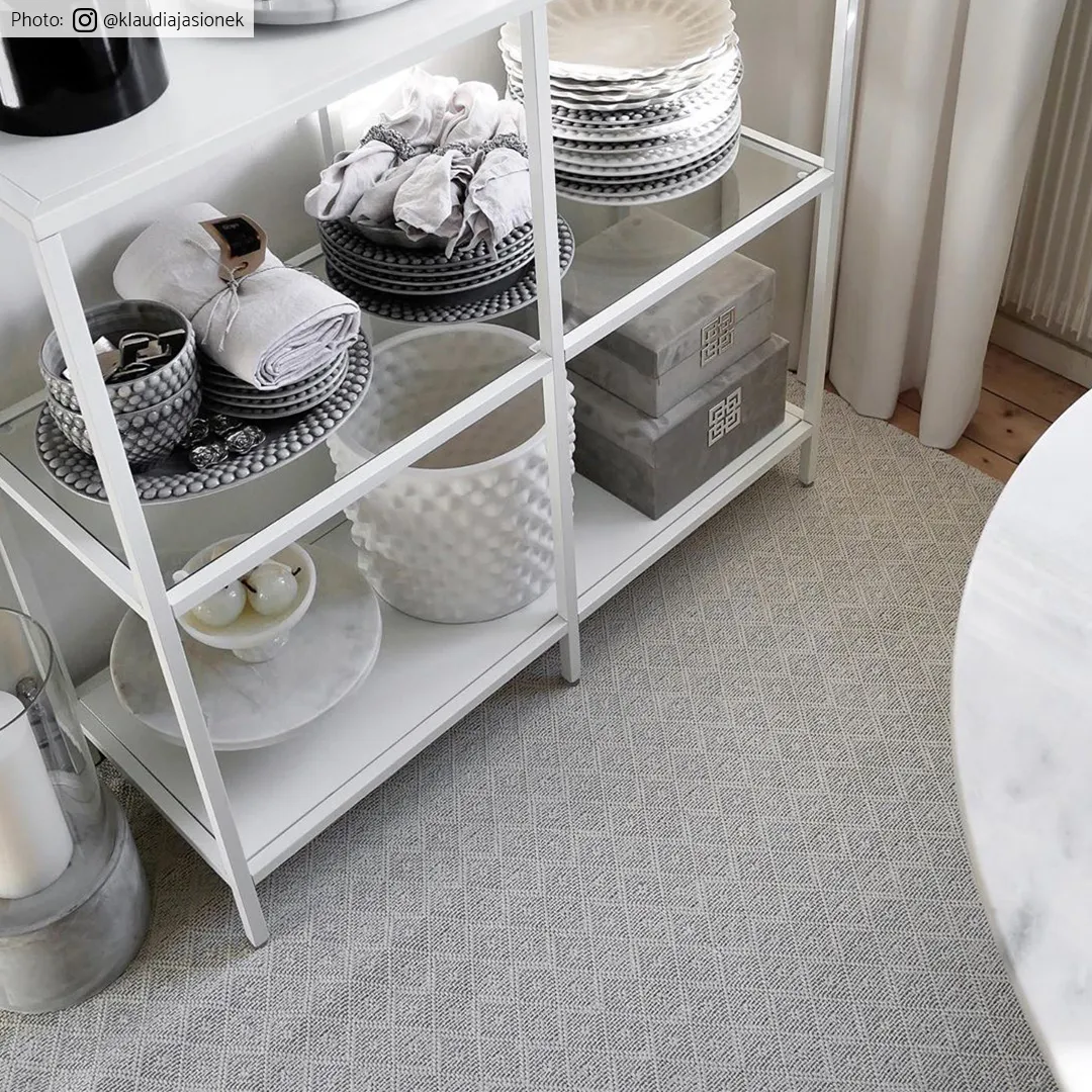 Tapete de algodão - Saltnes (bege)