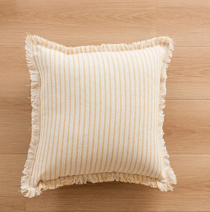 Capa de Almofada - Fringed (amarelo)
