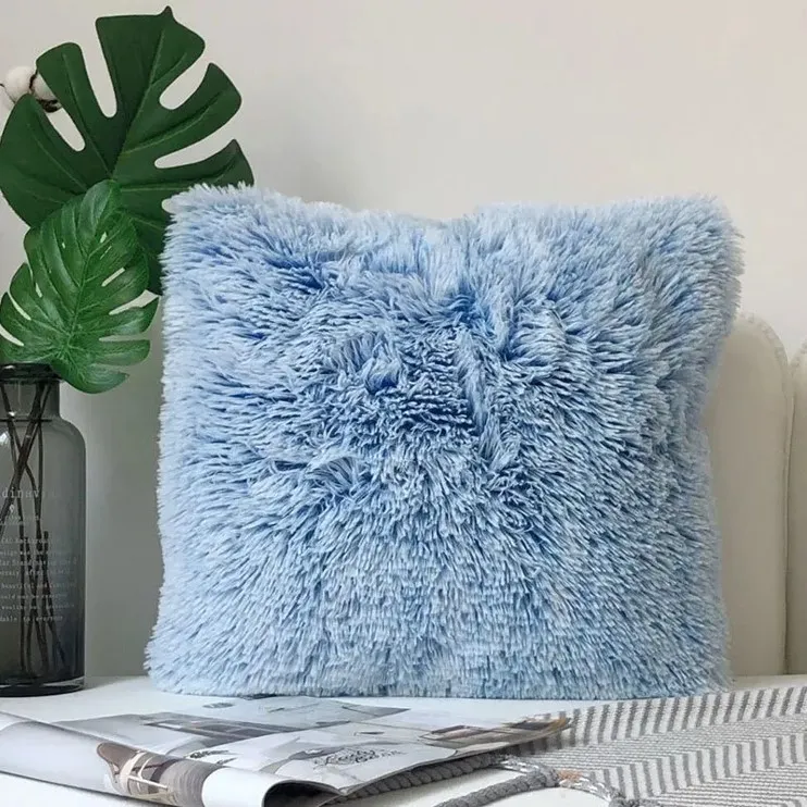 Capa de Almofada - Fuzzy (azul)