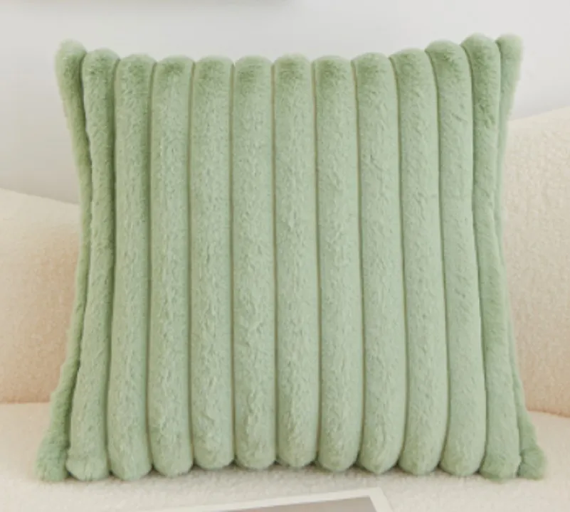 Capa de Almofada - Soft stripes (verde)