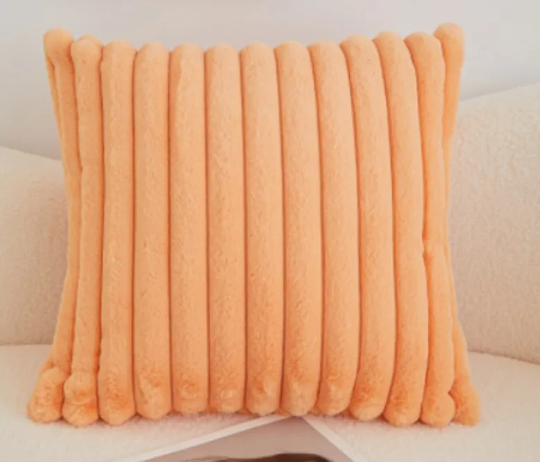 Capa de Almofada - Soft stripes (laranja)