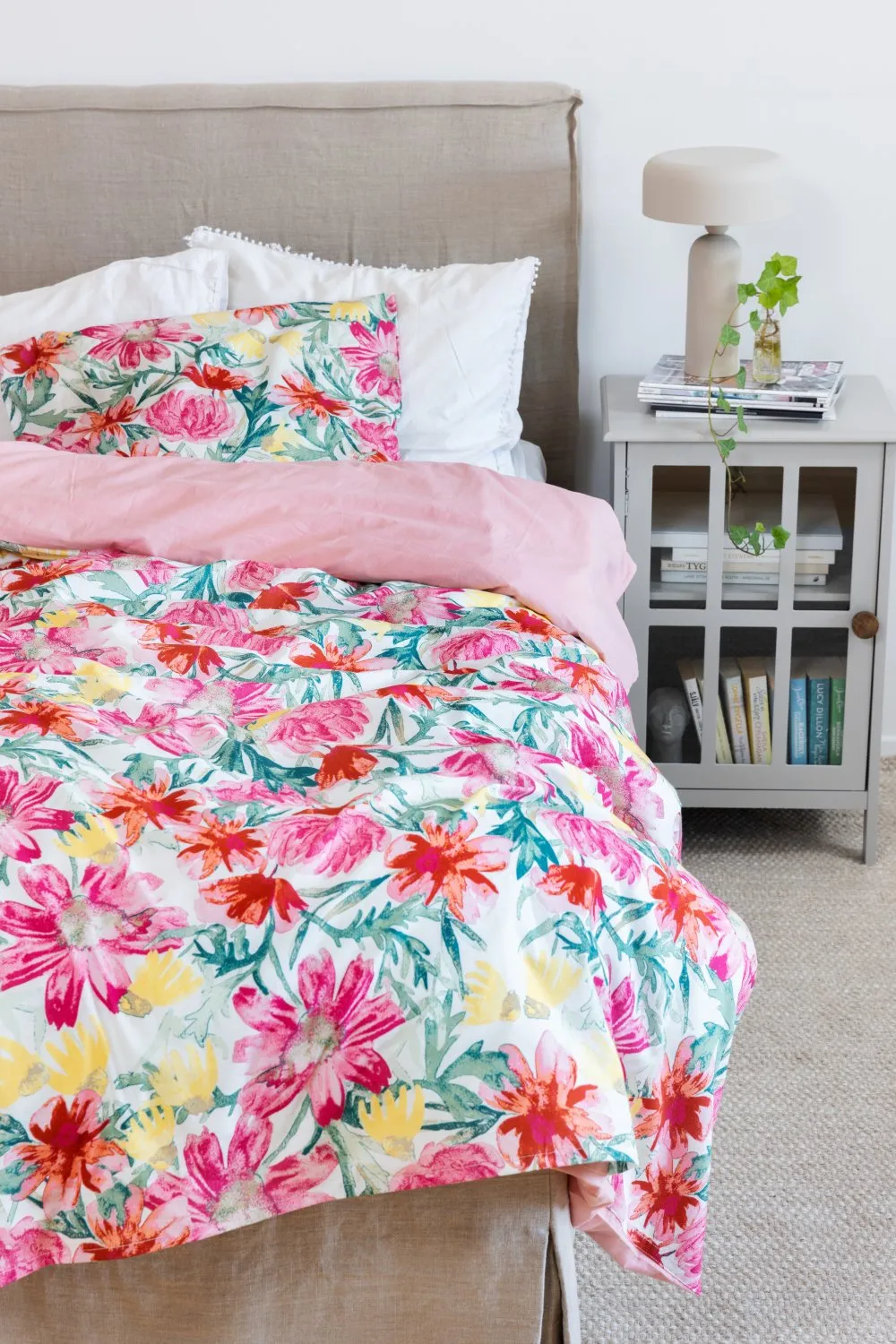 Conjunto de capa de edredão - Cutie (rosa)