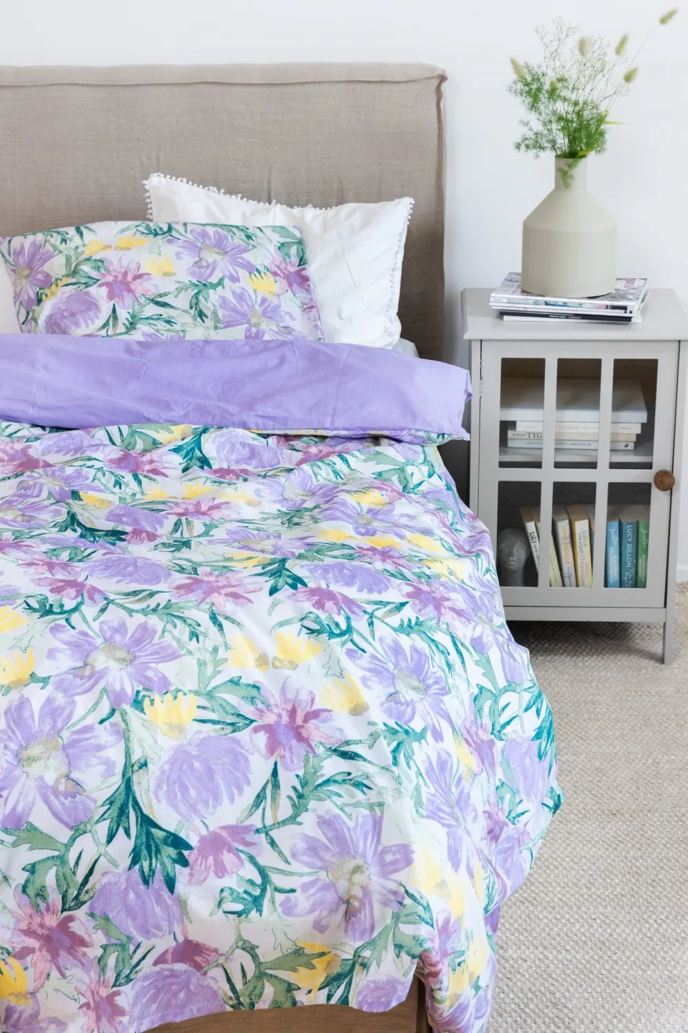 Conjunto de capa de edredão - Cutie (roxo)