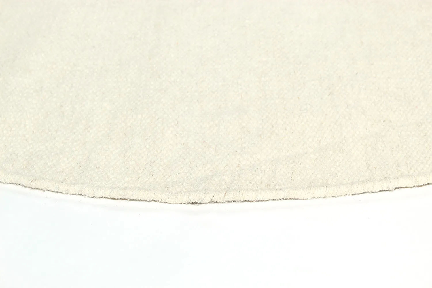 Tapete redondo - Dhurry (branco)