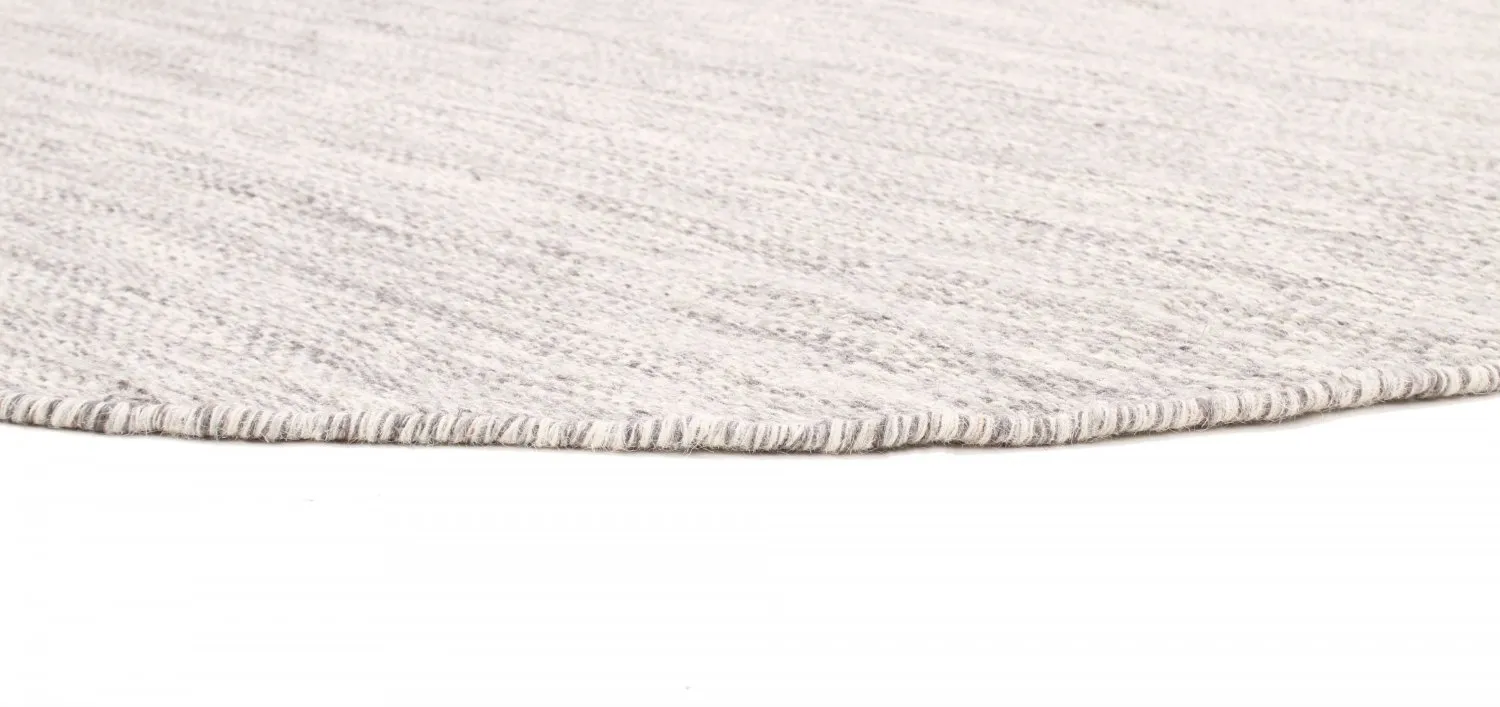 Tapete redondo - Dhurry (cinza)