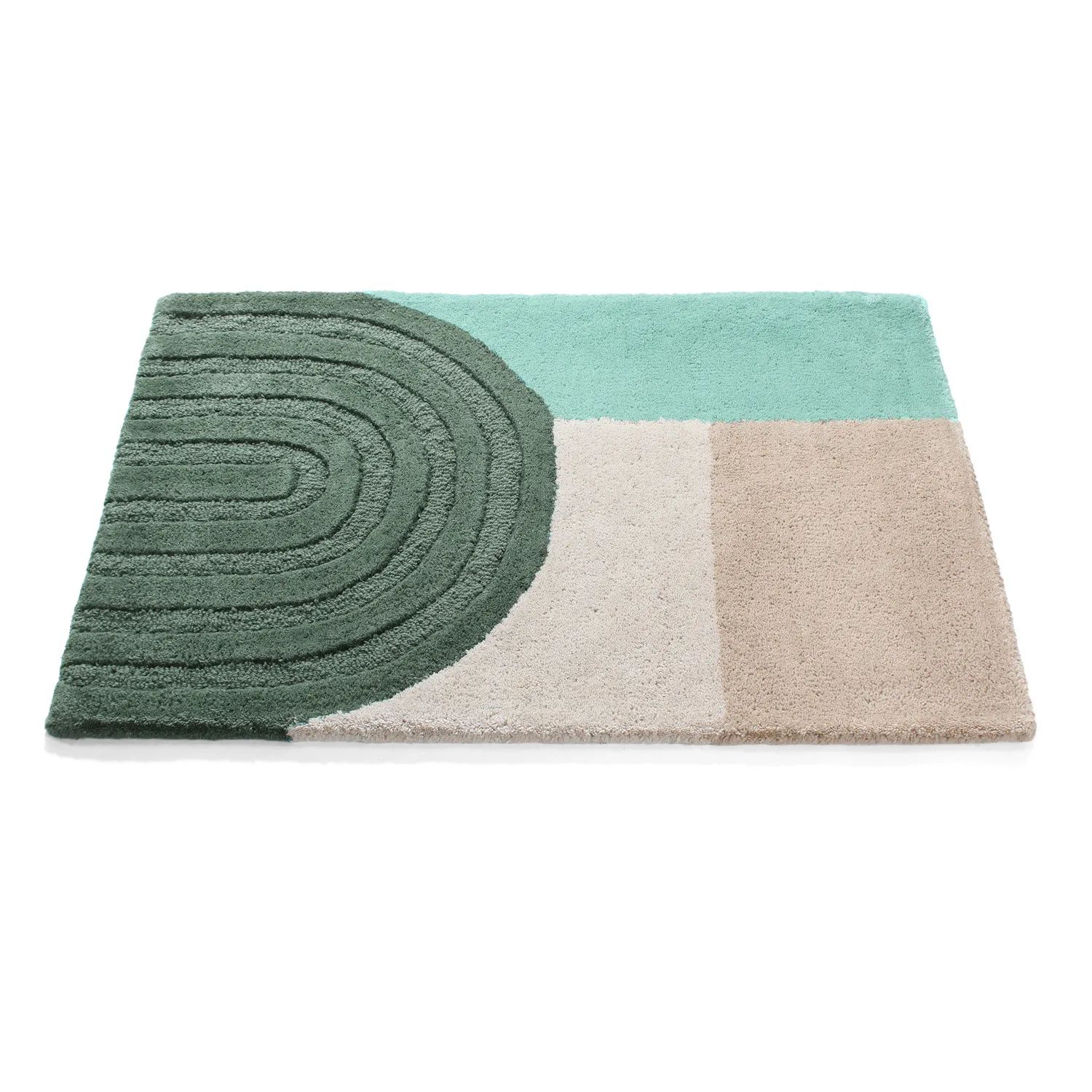 Tapete de entrada - Anila (verde/multi)