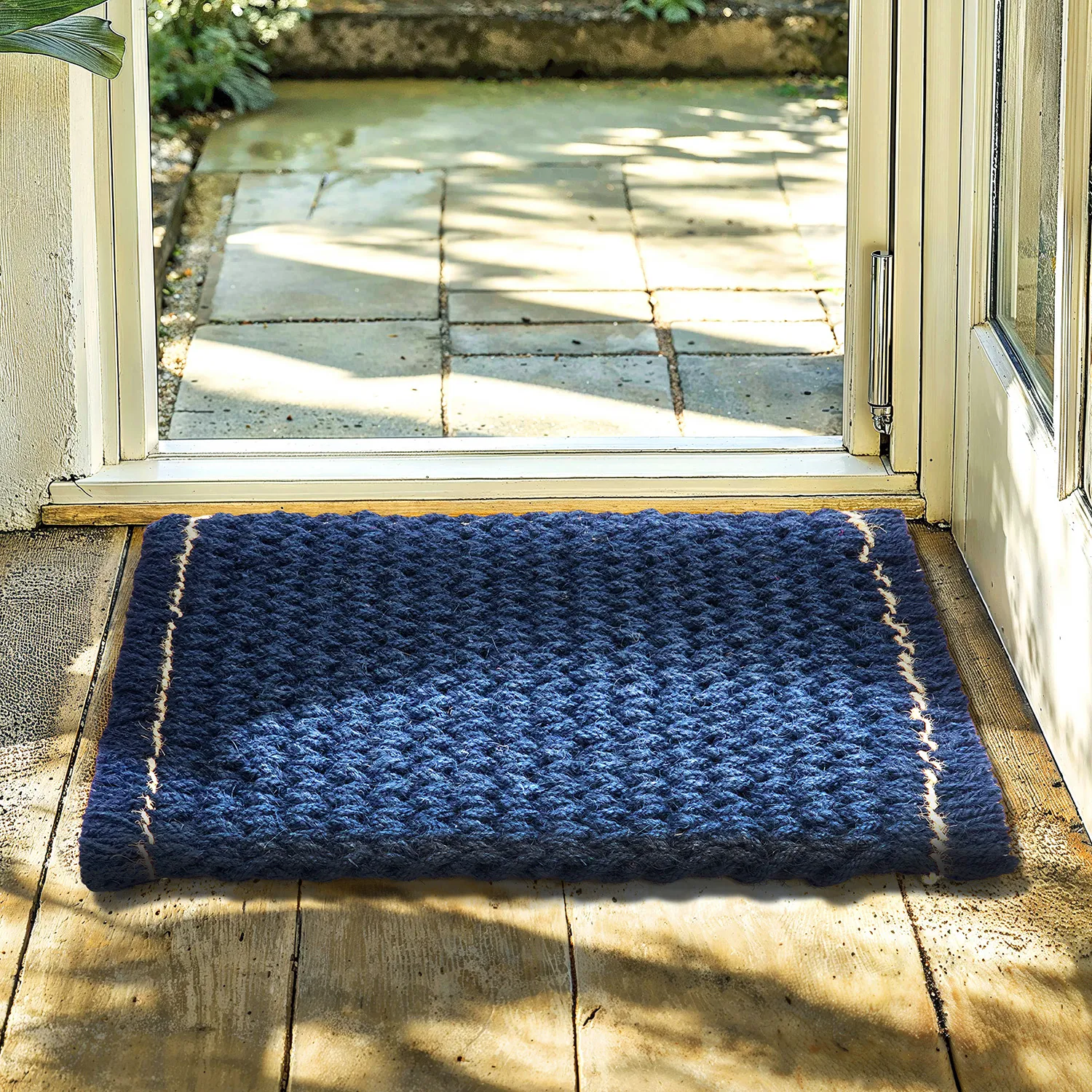 Tapete de entrada - Crispin (azul)