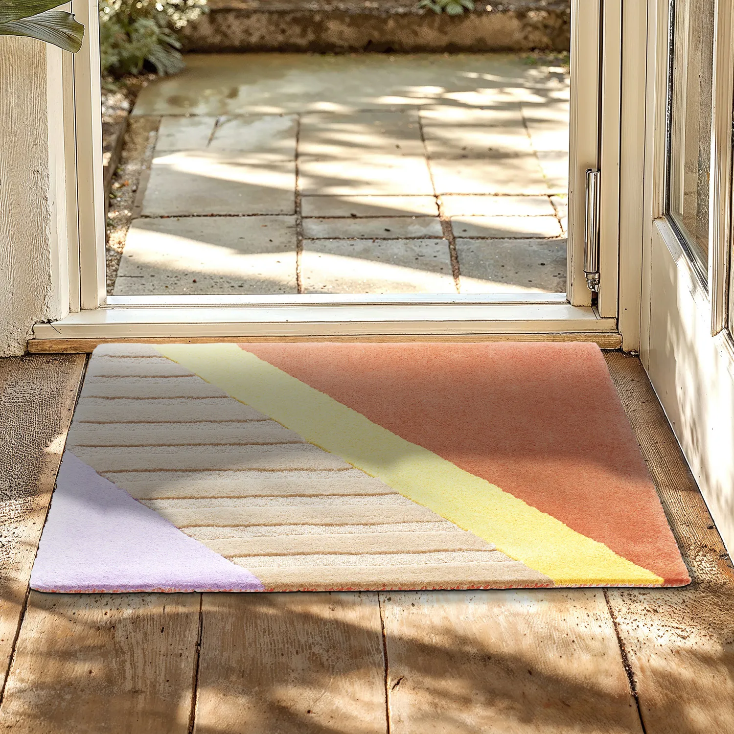 Tapete de entrada - Ferdo (vermelho/multi)