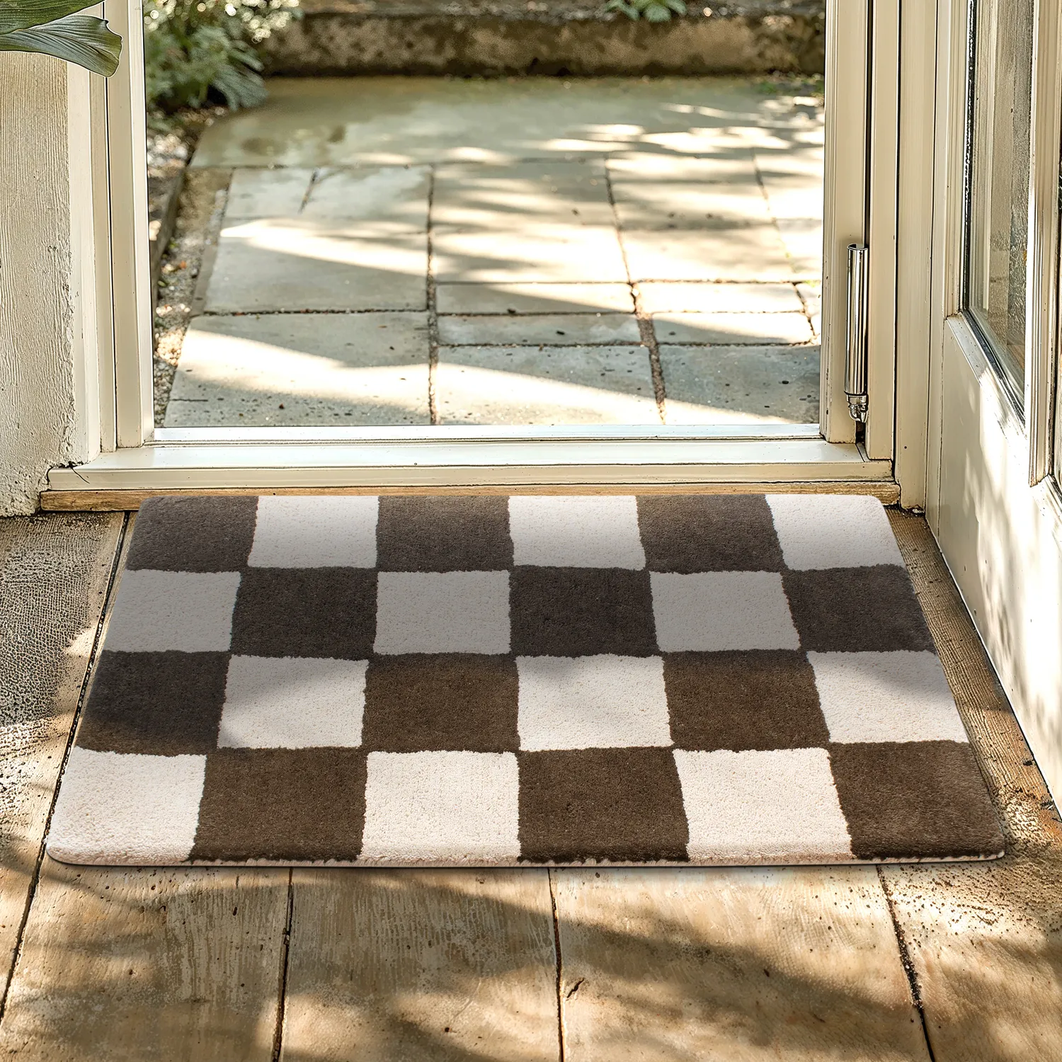 Tapete de entrada - Lovre (marrom/bege)