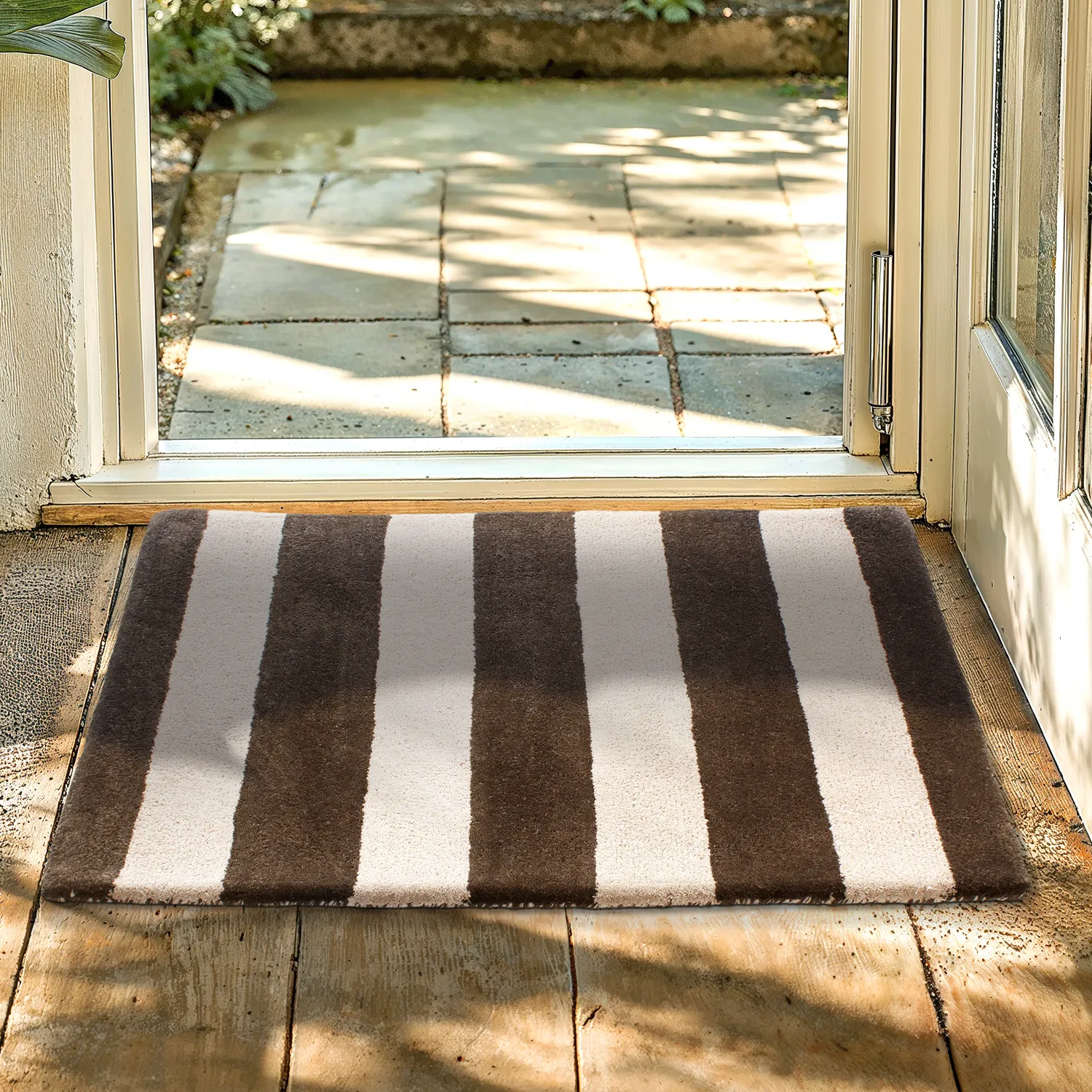 Tapete de entrada - Maida (marrom/bege)