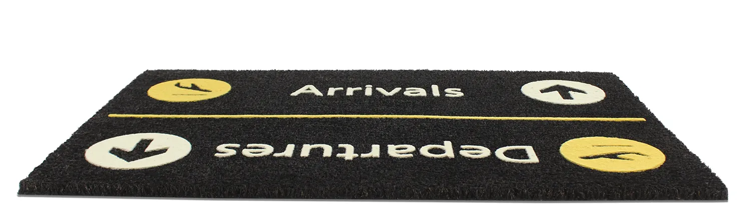 Tapete de entrada - Airport (preto)