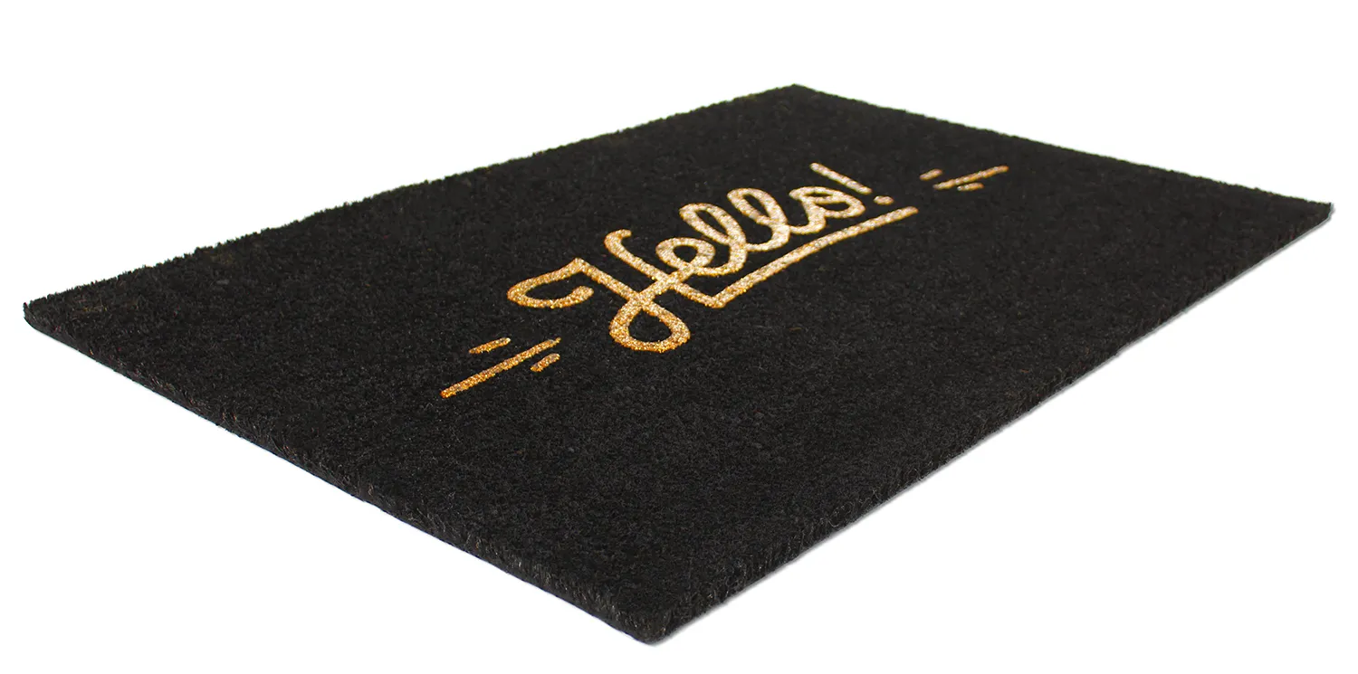 Tapete de entrada - Alana (dourado)