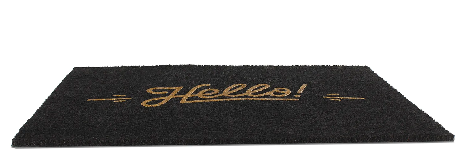 Tapete de entrada - Alana (dourado)