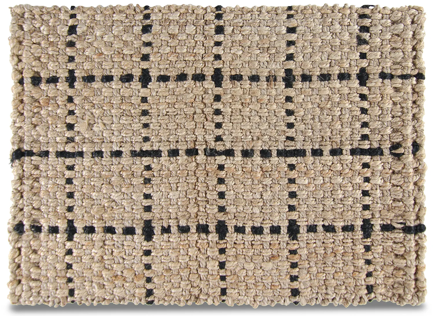 Tapete de entrada - Esther (natural/preto)