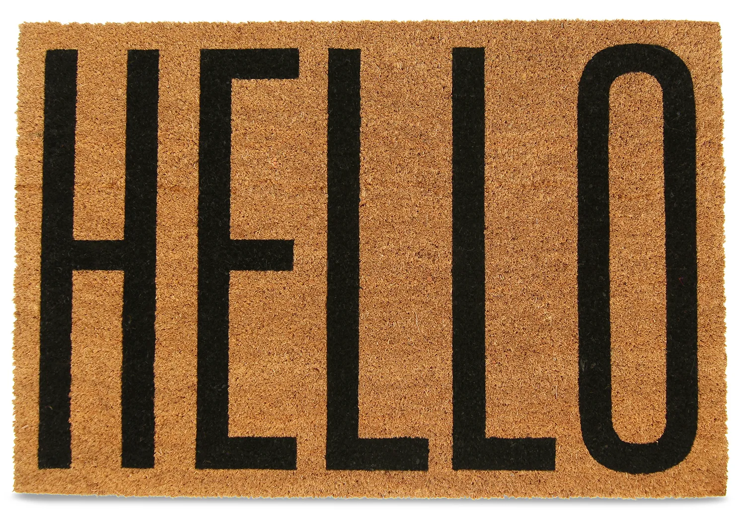 Tapete de entrada - Hello (natural)