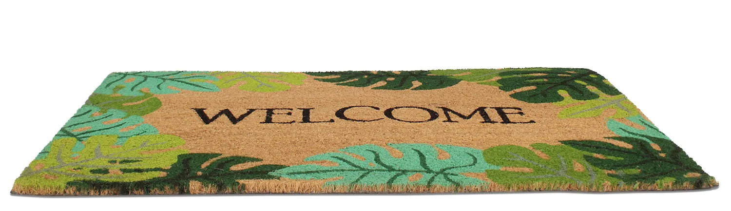 Tapete de entrada - Iris (verde)