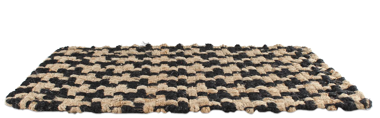 Tapete de entrada - Reese (natural/preto)