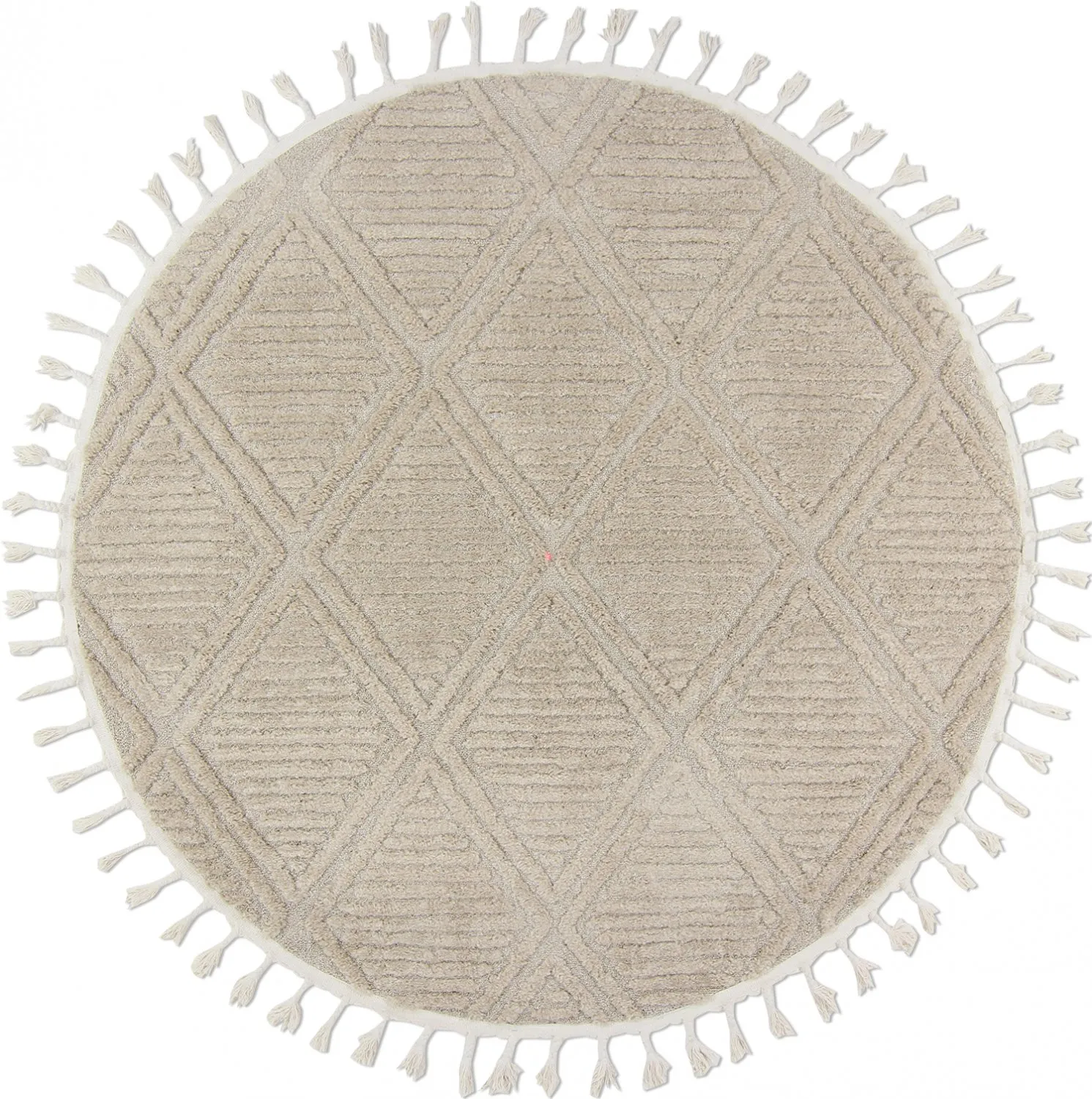 Tapete redondo - Dover (bege)