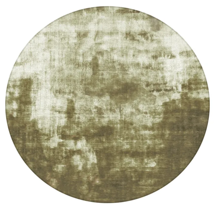 Tapete redondo - Jodhpur Special Luxury Edition (verde oliva)