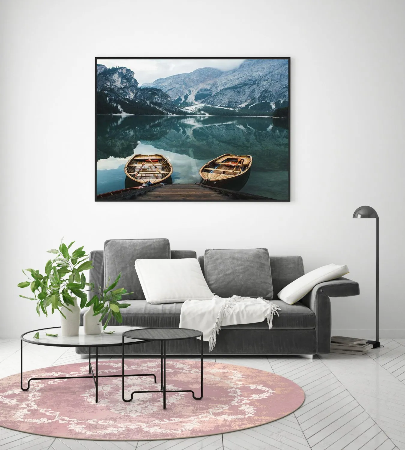 Tapete redondo - Nefta (rosa)